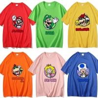 ราคา เสื้อยืดลายซูเปอร์มาริโอบนการ์ตูนสำหรับผู้ใหญ่ สวมใส่ง่ายและระบายอากาศได้ดี เหมาะสำหรับใส่วัน daily (45853945066)