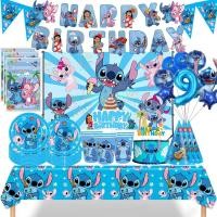 ราคา Disney s Lilo Stitch ชุดช้อนส้อม ลายการ์ตูนดิสนีย์ แบบใช้แล้วทิ้ง สําหรับตกแต่งเค้ก การ์ด หมวกวันเกิด ชุดลูกโป่งดิจิทัล (25865675032)