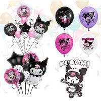 ราคา สินค้าพร้อมส่ง ชุดลูกโป่งฟิล์มอลูมิเนียม ลาย Kuromi Series Sanrio Hello Kitty สําหรับตกแต่งปาร์ตี้วันเกิด (21293128059)