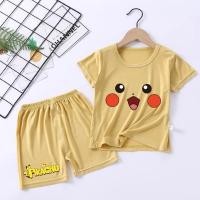 ราคา ใหม่pokémonชุดนอนชุดpikachuกางเกงขาสั้นแขนสั้นชุดการ์ตูนburasaur Squirtleฤดูร้อนบางบ้านสบายสัตว์เลี้ยงElfเสื้อยืดชุด (25528851862)