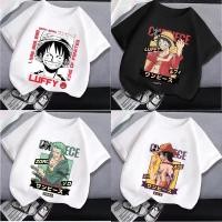 ราคา สินค้าพร้อมส่ง เสื้อยืดแขนสั้น ผ้าฝ้าย ลายอนิเมะวันพีช ของขวัญวันเกิด สําหรับเด็ก (23887032259)