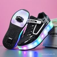 ราคา สเกตวิ่งมีไฟ ขนาดสีชมพูเท่านั้น ไซ즈 29 41 สำหรับใช้วิ่งและออกกำลังกาย (50057584060)