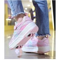 ราคา ล้อสเก็ตPU Quadสีชมพูกับสีฟ้าอ่อนขนาด29 40 (26344427879)