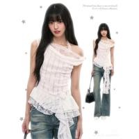 ราคา preorder weekend hub เสื้อปาดไหล่ดีเทลลูกไม้ น่ารักมาก (42257605386)