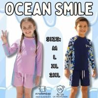 ราคา BABY BEACH ชุดว่ายน้ำเด็กผู้ชายกัน uv ชุดว่ายน้ำเด็ก 2 ชิ้น ชุดว่ายน้ำเด็กผู้หญิง มีไซส์ M 2XL ตัดเย็บอย่างดี Y749 (52853931560)