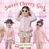 ราคา ส่งไว BABY BEACH ชุดว่ายน้ำเด็กผู้หญิง ชุดว่ายน้ำกระโปรงเด็ก 2ชิ้น ชุดว่ายน้ำแขนยาว มีไซส์ 100 140 ลวดลายน่ารัก Y504 (47307099875)