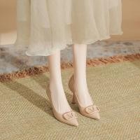 ราคา รองเท้าส้นสูงส้นกริชไม่บดเท้า เหมาะสำหรับการทำงานและสวมใส่ง่าย (53554058546)