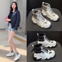 ราคา รองเท้าเกาหลี High Top สำหรับผู้หญิง ฤดูหนาวปี 2025 ภายในห่อขนแกะ อุ่นและเพิ่มความสูง 6 5 cm (48703445761)