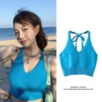 ราคา KULIMULA เสื้อครอปคอวีพันคอ ผ้าถักสีพาสเทล ทรงหลวมใส่สบาย สไตล์สตรีทน่ารัก มีหลายสีให้เลือก GN250 (57107565480)