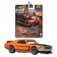 ราคา Hot Wheels Premium Boulevard 69 Ford Mustang Boss 302 สีส้ม ล้อยาง เหล็กทั้งคัน รถโมเดลของแท้100 (46206699737)