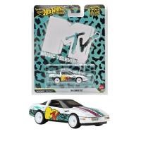 ราคา โมเดลรถ Hot Wheels Premium Pop Culture MTV Music Television 84 Corvette Metal Metal Real Riders สะสม ของแท้ Mattel (46557531584)