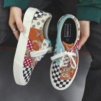 ราคา ขายร้อน FXZZ รองเท้าผ้าใบเด็กชายเวอร์ชั่นเกาหลี All Match Low Top สไตล์เดียวกันสบายๆกีฬารองเท้าผ้าใบนักเรียนคู่ผู้หญิง (51953724989)