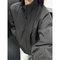 ราคา Preferred Muzi Boys Black Jacket แบบ Cleanfit กับ Stand Collar เหมาะสำหรับเด็กชายและผู้ใหญ่สไตล์ American Bomber (49902577130)