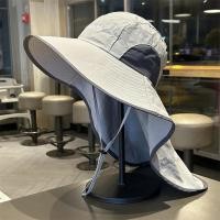 ราคา ขายร้อน FXZZ หมวกกันแดดกลางแจ้งป้องกันแสงแดดฤดูร้อนป้องกันคอผ้าคลุมไหล่เดินป่าหมวกถังเดินทาง All Match เดินป่าหมวกกันแดดผู้ชายผู้หญิง (28194400198)