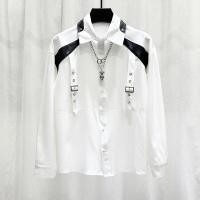 ราคา ขายร้อน F x เสื้อมีสไตล์เสื้อเชิ้ตแขนยาวเย็บต่อกับคนส่วนน้อยดีไซน์ใหม่สำหรับฤดูใบไม้ร่วงเสื้อเชิ้ตผู้ชายทรงหลวมแมทช์ลุคง่ายแฟชั่นมีเอกลักษณ์ส่วนตัว (26872579211)
