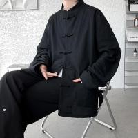 ราคา FXDAZI เสื้อเด็กชายใหม่สไตล์จีน Hanfu ทำจากผ้าลินินแขนยาว ติดกระดุม ขนาดใหญ่ (25496865600)