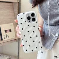 ราคา เคสโทรศัพท์ลายจุดสีดำทันสมัยสำหรับ iPhone 15 11 Pro Max 16 Pro 12 Pro 15 Pro Max 13 Pro Max 11 Pro 15 Pro 13 Pro Max 14 Pro Max 16 Pro Max เคสป้องกันรอยยับและกันตก (27587512521)