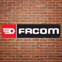 ราคา Facom เครื่องมือแบนเนอร์ป้ายโลหะ Vintage ป้ายดีบุก Club Home Decor โปสเตอร์โล่ 40 ซม X 10 ซม (57907417169)