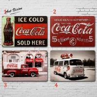 ราคา Coca Cola Retro โลหะโปสเตอร์ Plaque Vintage โลหะดีบุกป้าย Cafe ผับ Club Store Wall Decor แผ่น (53657165026)