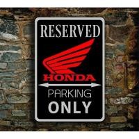 ราคา ฮอนด้าแฟชั่นที่จอดรถเท่านั้นป้ายโลหะป้ายโรงรถของขวัญโรงรถตกแต่ง (51357455846)