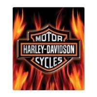 ราคา Harley Davidson นูน Flaming Bar Shield โลโก้ป้ายดีบุก 8x12 นิ้ว Harley Davidson (46607185076)