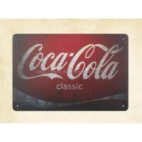 ราคา อุปกรณ์ตกแต่งผนังกลางแจ้ง Coca Cola ป้ายดีบุกโลหะคลาสสิก 20x30 ซม (46607185011)