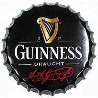 ราคา Guinness ตกแต่งฝาขวดโลหะป้ายดีบุก Cafe เบียร์บาร์ตกแต่ง Plat 13 8 นิ้ว Wall Art Plaque Vintage Home Decor (27456828608)