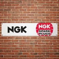 ราคา Ngk Spark Plugs แบนเนอร์โรงรถตกแต่งป้ายดีบุก Club Bar โปสเตอร์โลหะ 40 10 ซม (26144406962)
