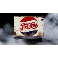 ราคา ป้ายดีบุก Pepsi Cola ร้านอาหารบาร์เบียร์ตกแต่งสวน Retro 20x30 ซม (43279371013)