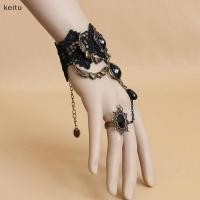 ราคา สร้อยคอโชกเกอร์คริสตัลแบบกอธิคสุดเซ็กซี่สร้อยคอโชกเกอร์คอลูกไม้สีดำวินเทจวิคตอเรียผู้หญิง (51056364120)