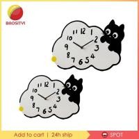 ราคา ความเบา1 นาฬิกาแขวนแมวน่ารักมินิมอลสําหรับตกแต่งบ้านนาฬิกาอะนาล็อก แขวน ตกแต่งสําหรับห้องนอนเด็กตกแต่ง (46005085206)
