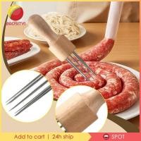 ราคา Baosity1 เครื่องตัดไส้กรอกพร้อมวาล์วปล่อยลม ด้ามไม้ เครื่องไส้กรอกสแตนเลสตามหลักสรีระศาสตร์ (29844263669)