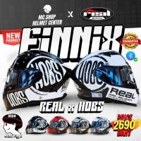 ราคา ลายใหม่ปี 2025 REAL FINNIX หมวกกันน็อคเต็มใบโมเดลใหม่ ทรงเท่เกินราคาหล่อแบบนี้ห้ามพลาดด (28225110477)