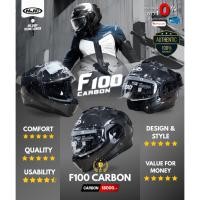 ราคา หมวกตัวจบ HJC F100 CARBON MODULAR หมวก ยกคาง Flip back แถม Pinlock เนื้อคาร์บอนที่แข็งแรง น้ำหนักเบา (43101949072)