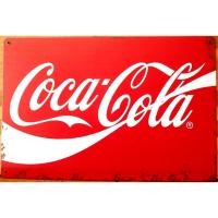 ราคา COCA COLA ป้ายโลหะชนบท Vintage Tin Shed Garage Bar Man Cave Wall Plaques (43279371011)