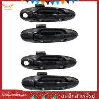 ราคา Redpowderyan th สําหรับ LC100 LX470 98 07 รถด้านหน้าด้านหลังซ้ายและขวาภายนอกมือจับประตู สีดํา (48107187933)