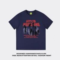 ราคา เสื้อยืดทรงoversizeแขนสั้น สำหรับฤดูร้อน สไตล์American High Street (57256423309)