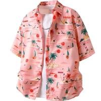 ราคา เสื้อเชิ้ตฮาวายพิมพ์ลายเรือใบ สำหรับฤดูร้อน สไตล์แฟชั่นทันสมัย (56006769841)