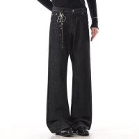 ราคา กางเกงยีนส์ขากว้างทรงหลวม พร้อมการปักลาย ดีไซน์ทันสมัย (52706855648)