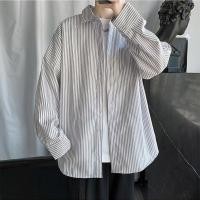 ราคา TIANLESIWEI เสื้อเชิ้ตแขนยาวลายผู้ชายฤดูใบไม้ร่วงเสื้อญี่ปุ่น Coat (47601245440)