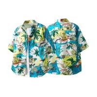 ราคา เสื้อฮาวายคู่ พิมพ์ลายเขตร้อน สำหรับฤดูร้อน (46106990208)