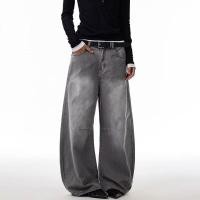 ราคา กางเกงยีนส์ทรงขากว้างหลวม สไตล์อเมริกัน เหมาะสำหรับคนชอบเสื้อยีนส์แนว STREET WEAR (45454352748)
