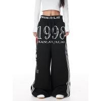 ราคา กางเกงวอร์มขากว้างหลวม สไตล์ STREET CASUAL แฟชั่นอินเทรนด์ (42827890493)