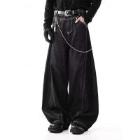 ราคา ยีนส์ขากว้างวินเทจสำหรับชาย หญิง ทรงหลวม สไตล์แนว STREET แฟชั่นเทรนดี้ (41165116350)