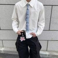 ราคา เสื้อเชิ้ตแขนยาวสไตล์ย้อนยุคตะวันตก ดีไซน์แฟชั่น (41027353072)