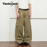 ราคา TIANLESIWEI Barnes สไตล์ Casual Deconstructed Machete Overalls สำหรับผู้ชาย ฤดูร้อน ขากว้าง (29838197880)
