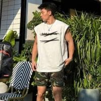 ราคา TIANLESIWEIเสื้อกั๊กผู้ชายฤดูร้อน เสื้อกั๊กกีฬาหลวมสบาย ๆ สำหรับผู้ชาย พิมพ์ลาย (29034386448)