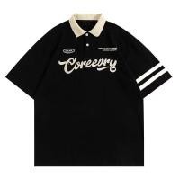 ราคา Tianlesiwei เสื้อโปโลปักลายและแขนลายทางมีสไตล์ (29032700070)