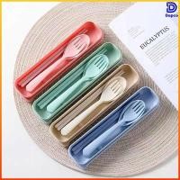 ราคา Dapco ช้อนส้อม ตะเกียบ พร้อมกล่อง ใส่ขนาดพกพา แบบพกพา มี 4 สีให้เลือก (57056027381)