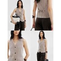 ราคา INBYIN เสื้อกั๊กแขนกุดผ้าลูกฟูก RETRO CORDUROY VEST B0549 (53804827227)